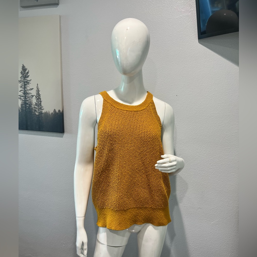 Gold Madewell Knit Sweater